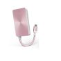 محول موزع USB-C ادم ايلمنتس 5 في 1، 80 وات،وردي - PDC501