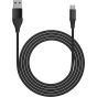 كابل شحن ريفرسونج الفا اس بموصل USB فئة A الى مايكرو USB، طوله 1 متر، اسود - CM32