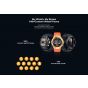 Infinix XWatch3GT Smart Watch With 2 Straps, 1.53 Inch - Gold Case and Black Strap