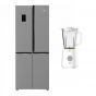 Beko No Frost Side By Side Refrigerator, 480 Liters, Stainless Steel - GNE480E20ZXPH, with Blender, 1.5 Liters, 600 Watt - TBN 62608 W