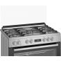 Beko bPRO 500 Gas Cooker, 5 Burners, Stainless Steel and Black-  GGR 15325 FX NS