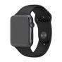 Soft Silicone Sport Strap For Apple Watch, 42mm - Black