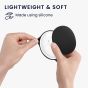kwmobile Silicone Case Compatible with Anker Soundcore Liberty 3 Pro - Case Protective Cover for Headphones - Black
