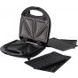 Atc 3 In 1 Sandwich Maker, 3 Plates, 700 Watt, Black - H-SM0301S