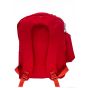 Gharibo Bags School Backpack With Pencil Case for Kids, Solid Pattern - Red