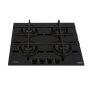 Fresh Built-In Gas Hob, 60 cm, 4 Burners, Glass - HFR60CMGC3