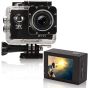 4K Waterproof Action Camera with 2 Rechargeable Batteries, 16MP - Black