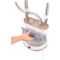 Black + Decker Twin Pole Garment Steamer, 2400w, White - gst2400-b5