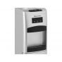 White Point Hot, Cold and Normal Water Dispenser With Refrigerator, 3 Taps, Silver - WPWD1316FSL