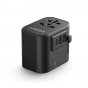 Anker 312 Wall Charger, 30 Watt, 3 USB Ports and AC Outlet, Black - A9212k11