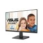 أسوس شاشة 24 بوصة FHD IPS للألعاب، معدل تحديث 100 هرتز، أسود - VA24EHF
