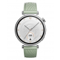 Huawei Watch GT 4 - Silver Case and Green Strap