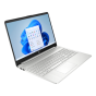 لاب توب اتش بي 15S-FQ5042NE، شاشة 15.6 بوصة، انتل كور i7-1255U، سعة 512 جيجا SSD، رام 16 جيجا، كارت شاشة انتل ايريس XE جرافيكس، ويندوز 11 - فضي