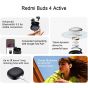 Xiaomi Redmi Buds 4 Active Earbuds with Noise Cancellation, White - BHR8000GL-WH