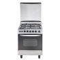 Universal Grand Rosa Gas Cooker, 4 Burners, Silver- 5504 GR