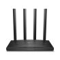 TP-Link Archer A6 AC1200 Mesh Wireless Dual Band Wi-Fi Router, 5 Ports - Black
