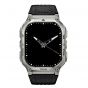 Kospet Tank M3 Smart Watch - Silver Case and Black Strap