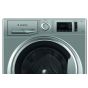 Ariston Front Load Inverter Washing Machine, 8 Kg, Silver - NM11 823 SS EG
