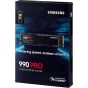 هارد SSD داخلي سامسونج  990 برو، 2.5 بوصة، 1 تيرا، اسود - MZ-Samsung