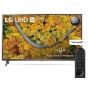 شاشة تلفزيون ال جي LED سمارت 55 بوصة، دقة 4K UHD مع ريسيفر داخلي  - 55UP7550PVG