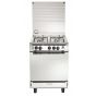Universal Vulcan Gas Cooker, 4 Burners, Silver- 5604 VR