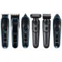 Kemei 5 in 1 Full Care Grooming Kit, Black and Blue - KM-690
