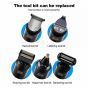 Kemei 5 in 1 Full Care Grooming Kit, Black and Blue - KM-690