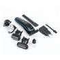 Kemei 5 in 1 Full Care Grooming Kit, Black and Blue - KM-690