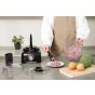 Swiss Pro Plus Food Processor, 600 Watt, Black - SP-FOOD600.8