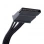 SilverStone Power Supply Gold for PC, 850 Watt, Black - DA850