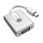 iKlips Mini Display Port To VGA Adapter, Silver - M1 Adapter
