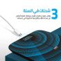 ميزان ديجيتال كاردو، 180 كجم، مصنوع من الزجاج المقوى، اسود - CEGBFS02