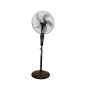 Inverterteck Apache Electric Stand Fan with Remote Control, 18 Inch, 5 Blades - Black