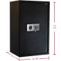 Safety Tech Electronic Safe Box, Black - GN75NEK