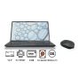 Fujitsu LIFEBOOK U9311 Laptop, Intel Core i5-1135G7, 512GB SSD, 8GB RAM, 13.3 Inch FHD, Intel Iris Xe Graphics, Windows 10 - Grey with Wireless Mouse, Black - WI860