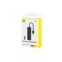 موزع USB فئة A الى USB فئة A باسيوس الترا جوي سيريز BS-OH080، عدد 4 منافذ، 1 متر، اسود - B0005280B111-03