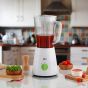 Braun Countertop Blender with Chopper and Grinder, 1.5 Liters, 500 Watt, White-JB0123WH