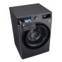 LG Vivace Front Load Inverter Washing Machine, 10KG, Black - F4Y3RYGYJV