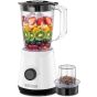 Black + Decker Blender with Mill, 1.5 Liters, 500 Watt, White - BX520-B5