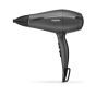 Babyliss Hair Dryer, 2000W, 3 Temperatures, Black - 5910E with Babyliss Ceramic Hair Rotating Brush with Attachments, 2 Temperatures, Purple - AS960SDE