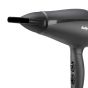 BaByliss Hair Dryer, 2000W, 2 Temperatures, Black - 5910E with BaByliss Hot Air Styler, 1000 Watt - 2736E