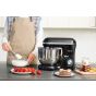 Swiss Pro Plus Stand Mixer, 6 Liters, 1500 Watt, Silver and Black - SP-SM1500B