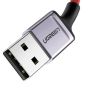 كابل يوجرين بموصل USB فئة A الى فئة C، طوله 1 متر، احمر - 20527