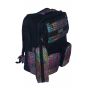 Gharibo Bags School Backpack With Pencil Case For Kids, Colored Pattern - Navy