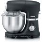 Severin Stand Mixer, 5.5 Liters, 1000 Watts, Black and Silver - KM 3898