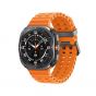 Samsung Galaxy Watch Ultra Smart Watch - Gray Case and Orange Strap