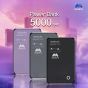 باور بانك لاسلكي ماجنتيك، 5000 مللي امبير، 1 منفذ، اسود - MJ-23