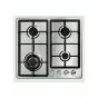 Kenwood Gas Built-in Hob, 60CM, 4 Burners, Silver - HOB60.000SS