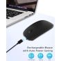 Ae Wish Anewish Rechargeable Wireless Optical Mouse - Black