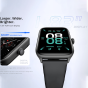 Riversong Motive 6 Pro Smart Watch, Gold Case with Black Silicone Strap - SW62